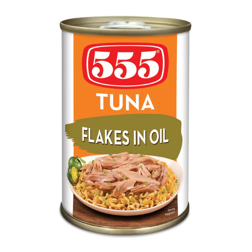 555 Tuna Flakes In Oil - 155g